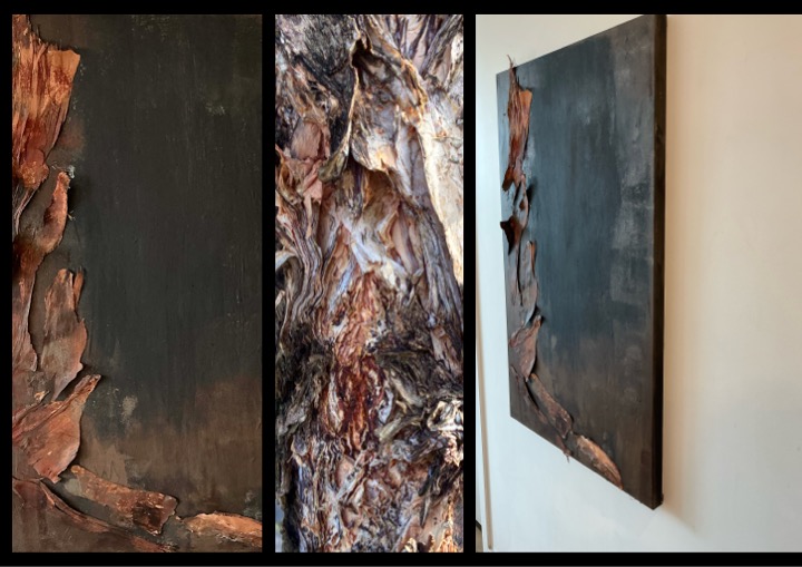 Abstract Art Rustic Echoes