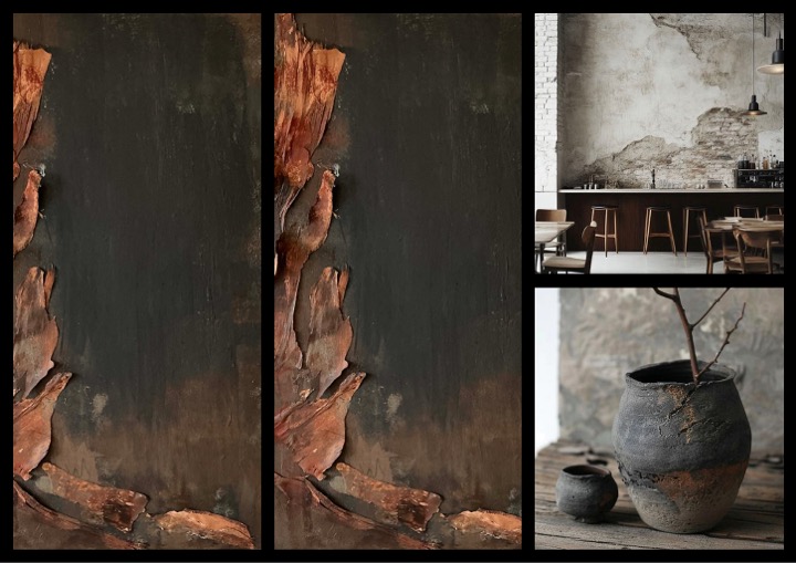 ABSTRACT ART VOLCANO