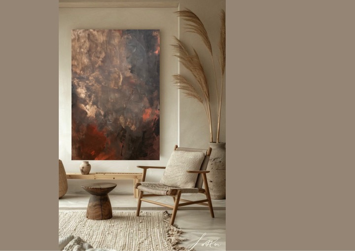 Abstract Art Rising Ember 