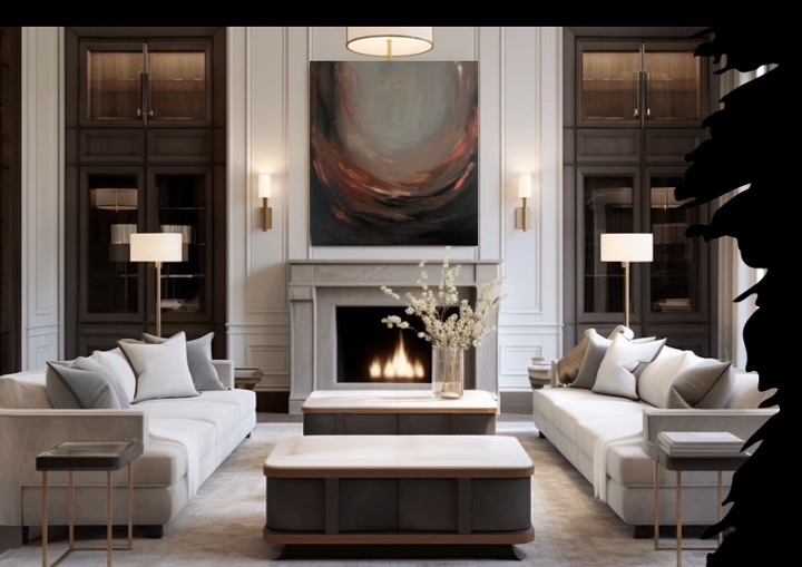 ABSTRACT ART VOLCANO