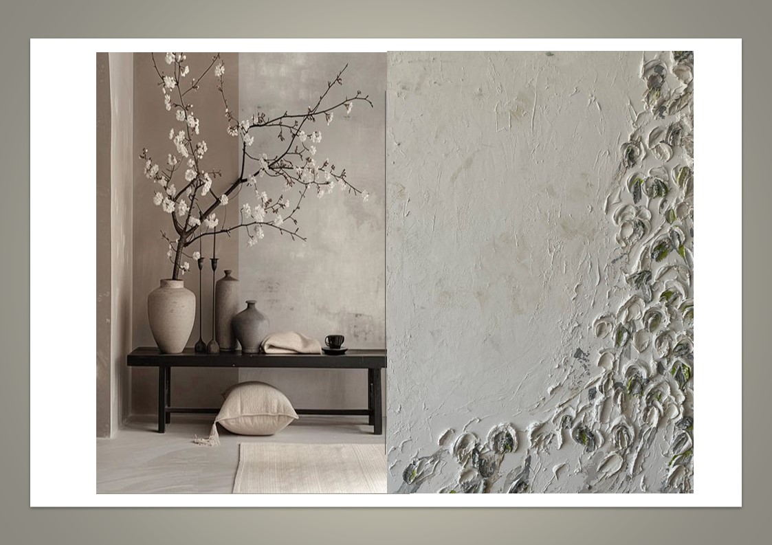 Abstract Wall Art White Aura Art