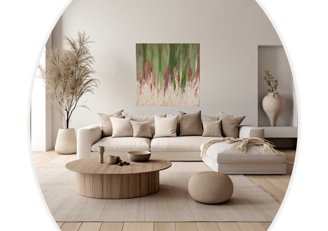 ABSTRACT ART DREAM GARDEN