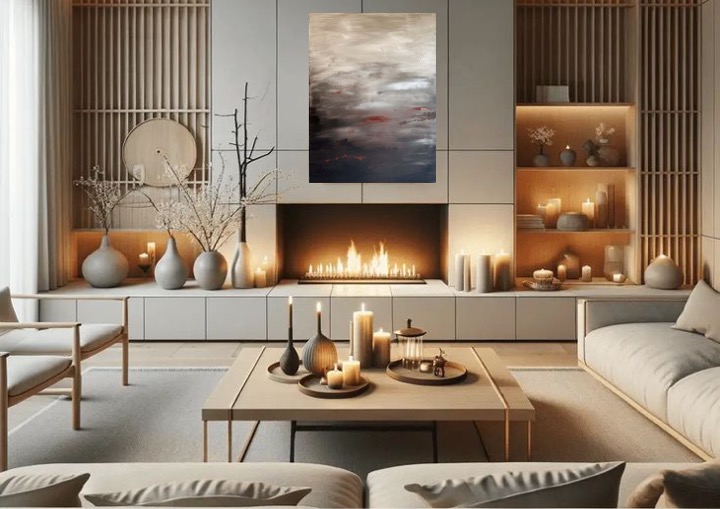 Abstract Art the last storm 