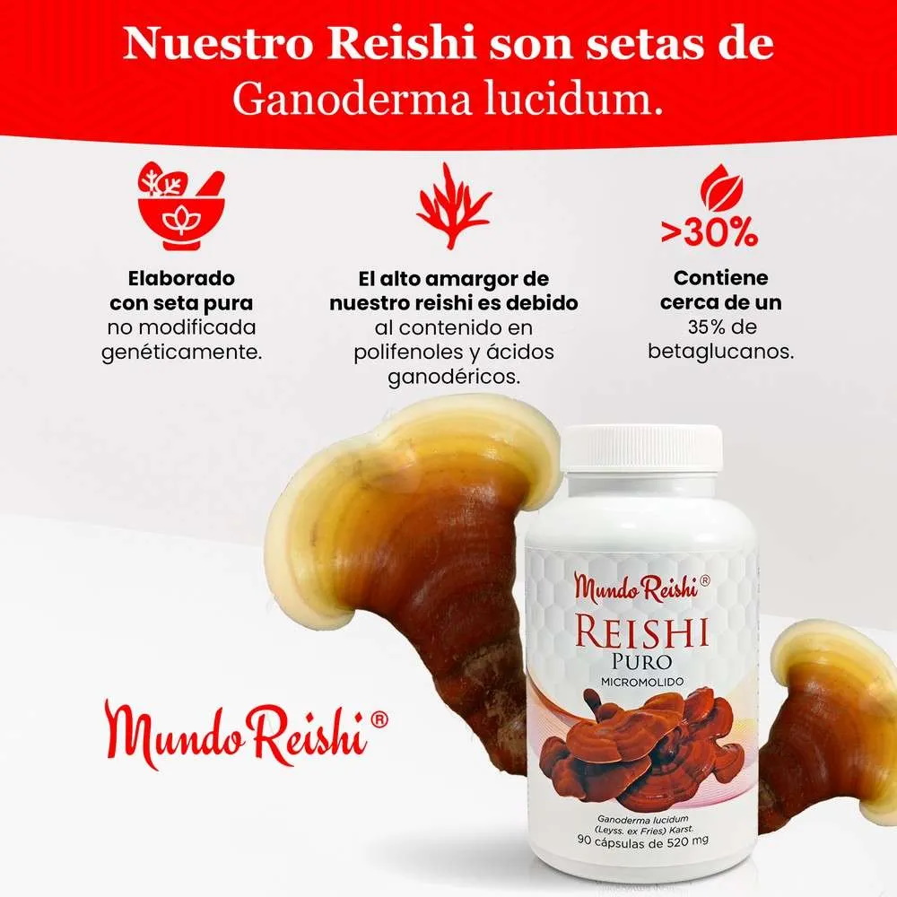 Reishi cápsulas (90 unidades).