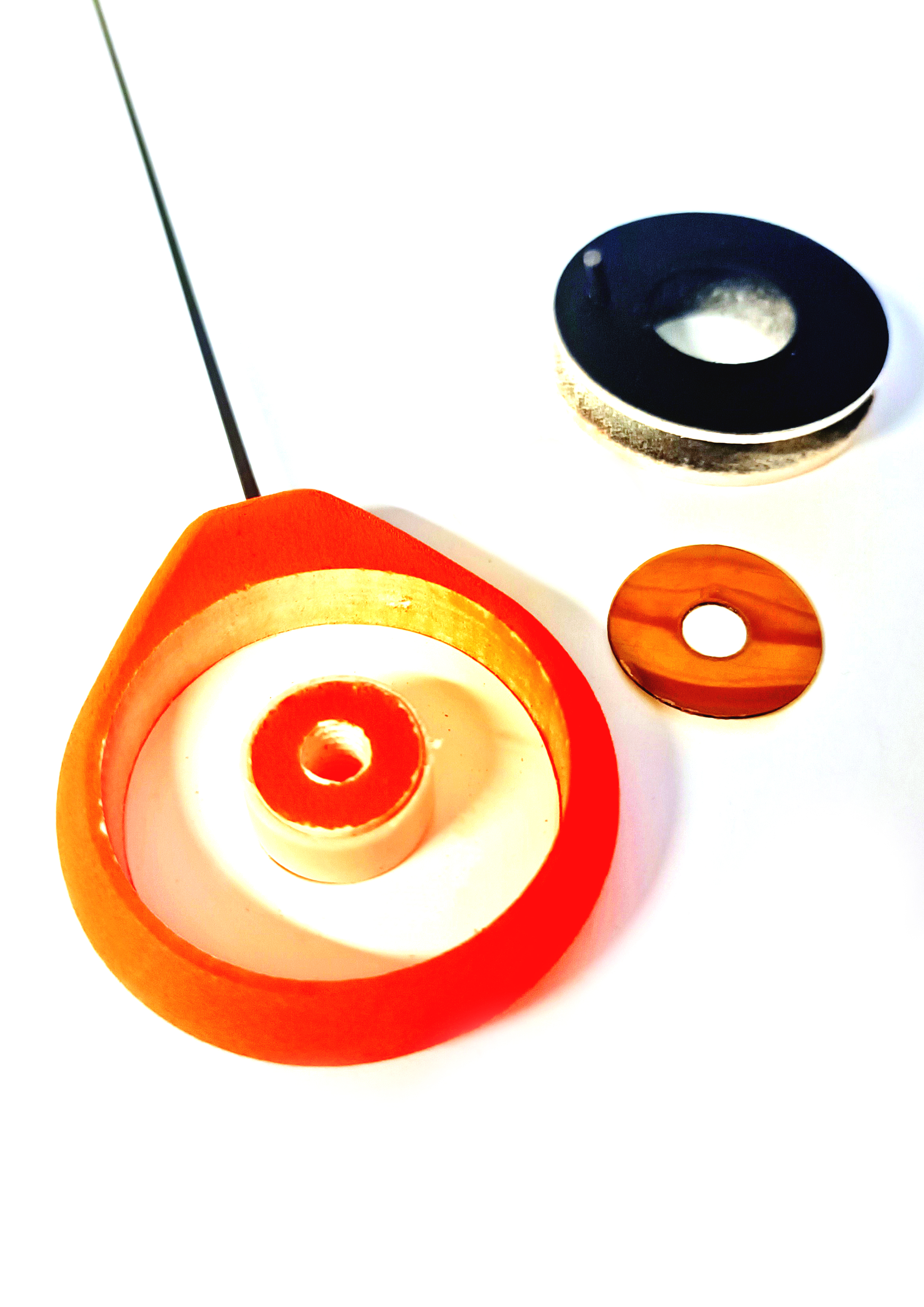 Ice Fishing Palm Rods (ORANGE)