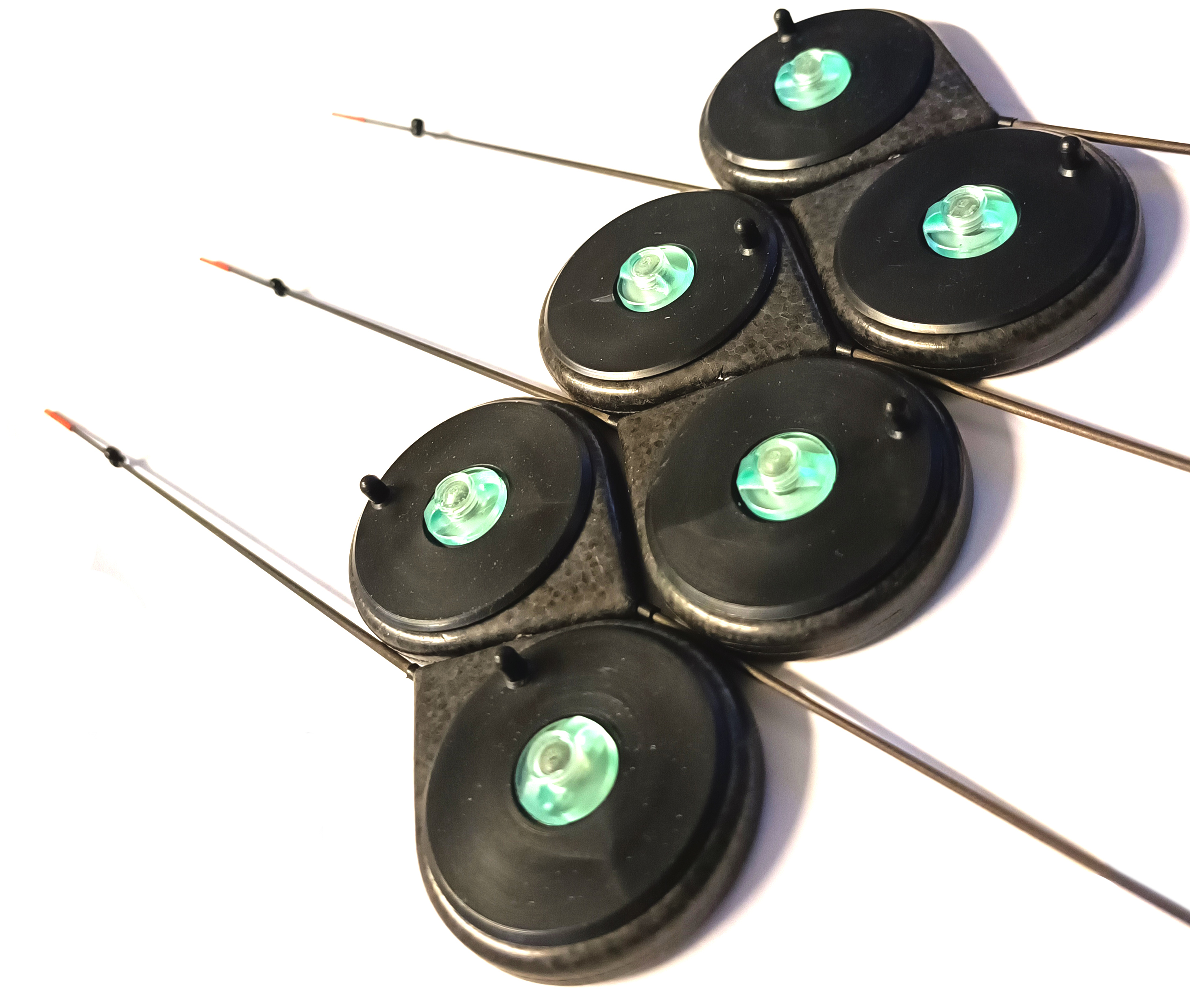 Ice Fishing Palm Rods (BLACK SLIM)