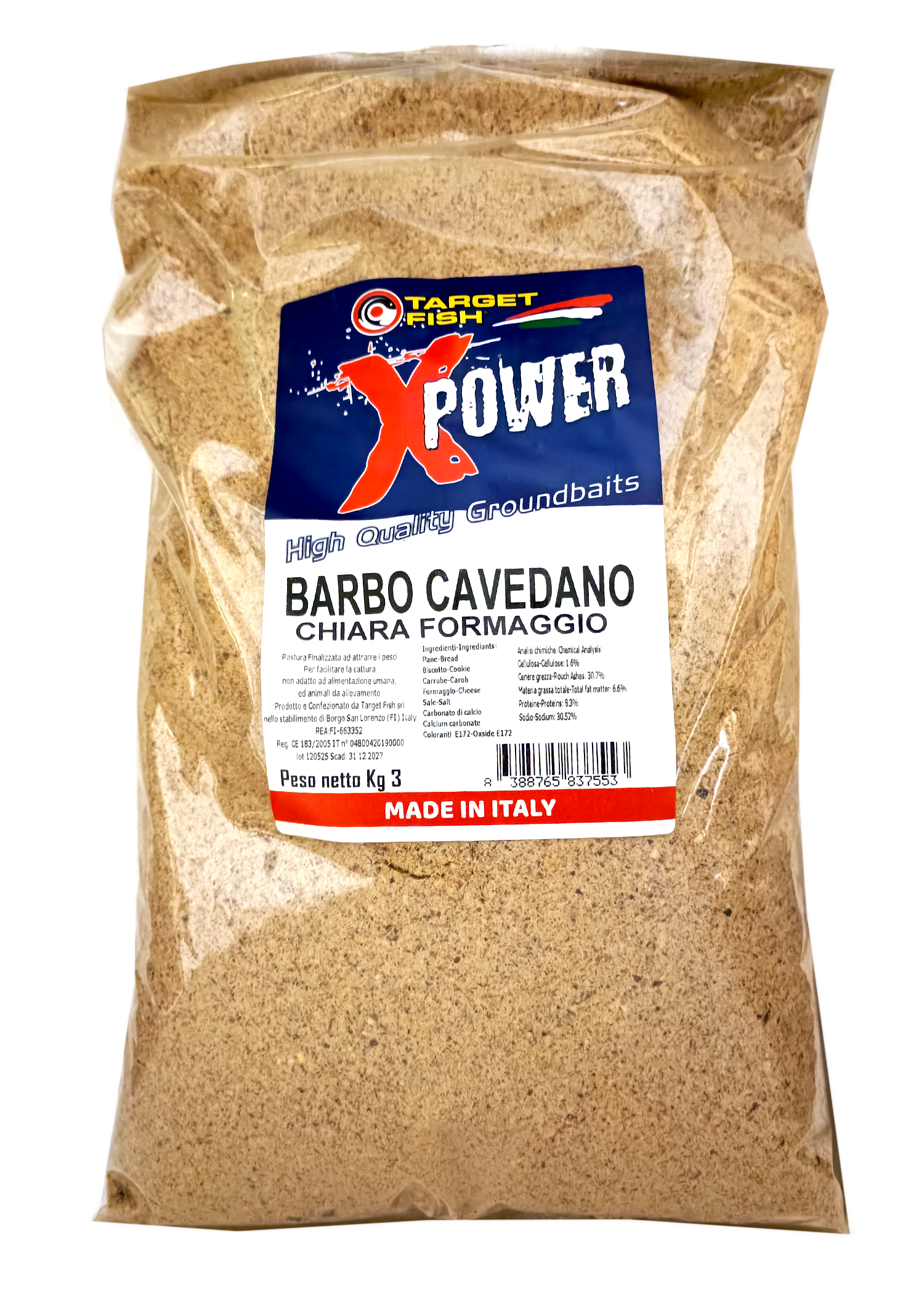 TARGET FISH BARBO CAVEDANO 3kg.