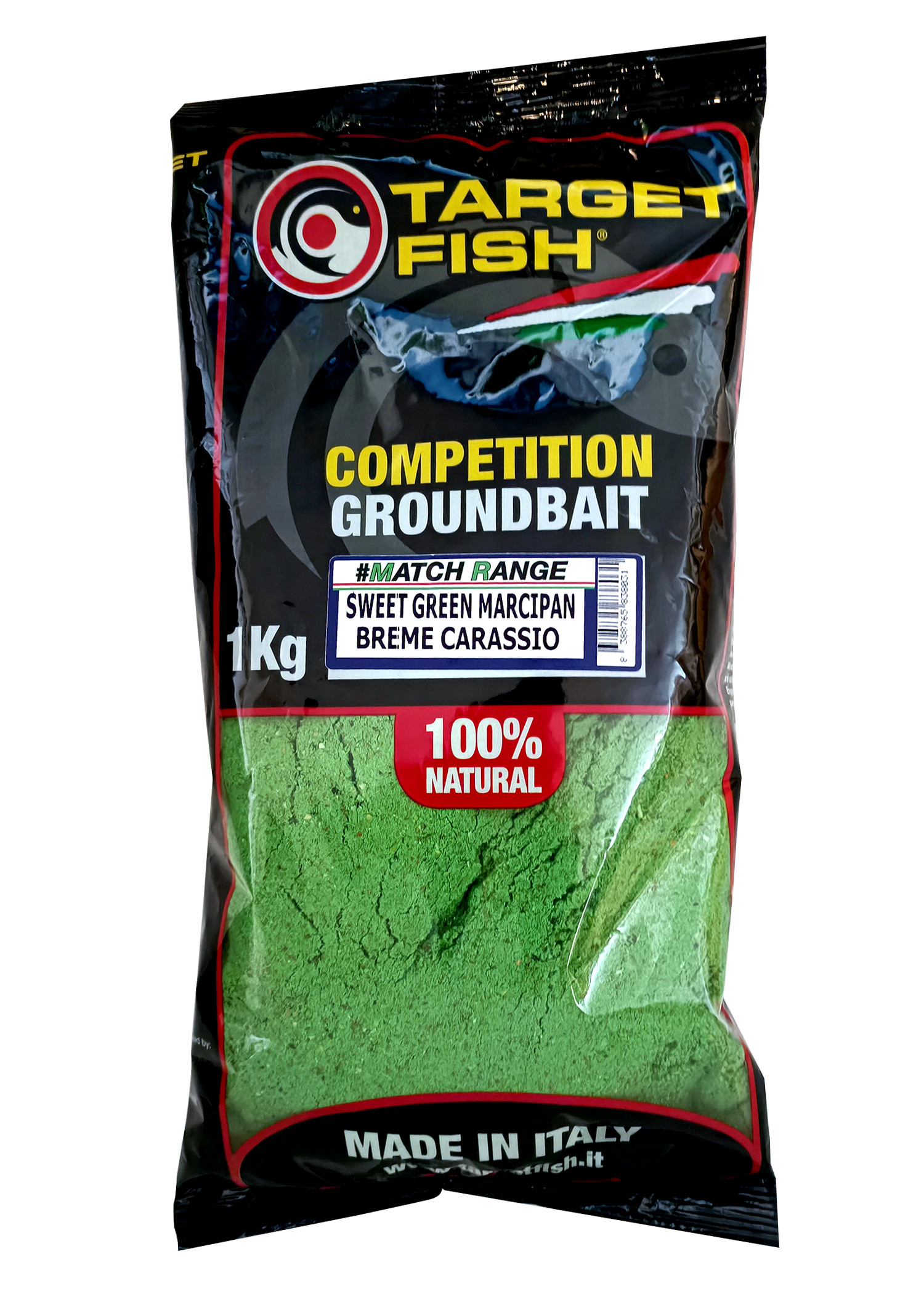 TARGET FISH SWEET GREEN MARCIPAN 1kg.