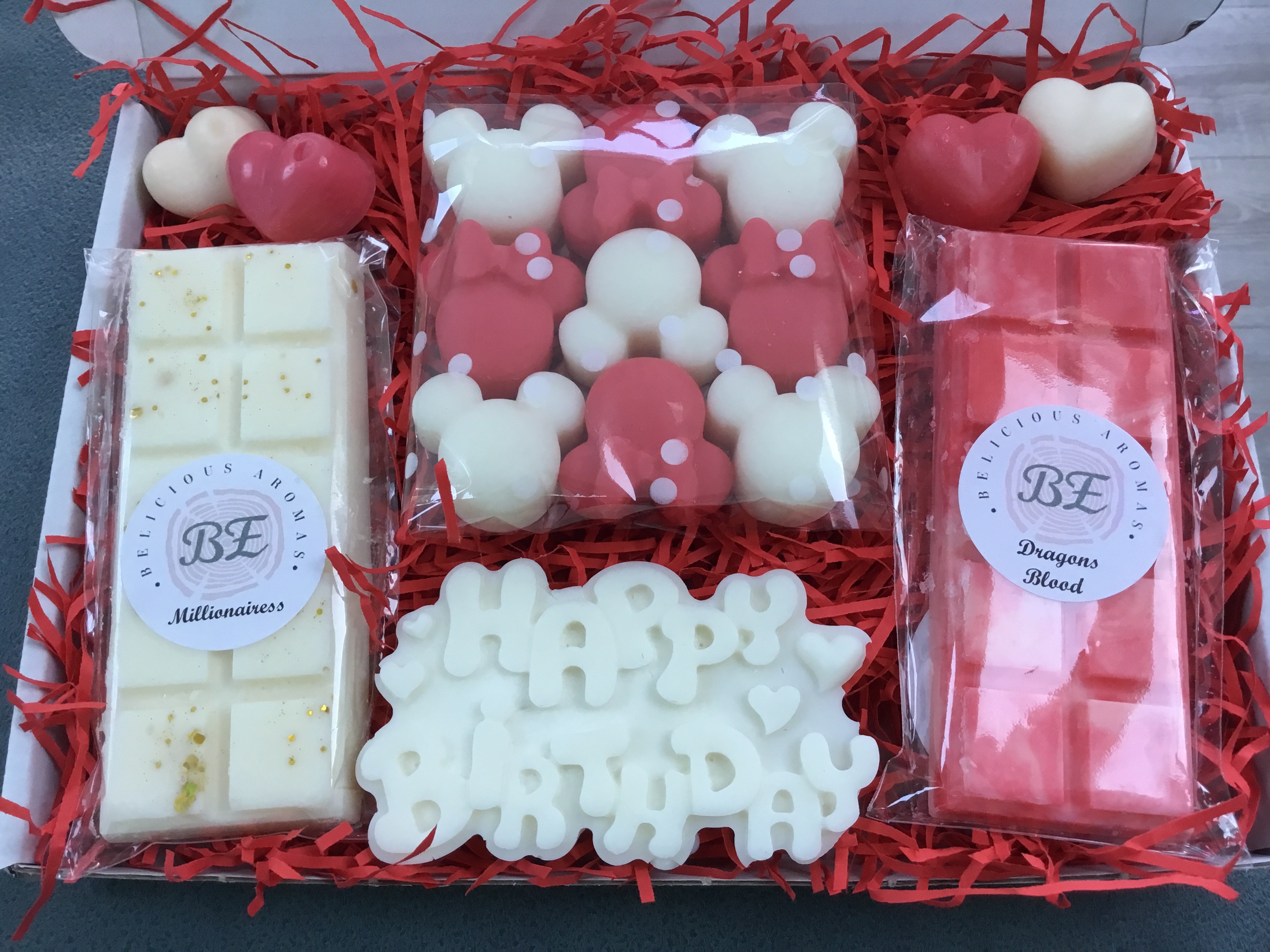 Red and White Themed Gift Box