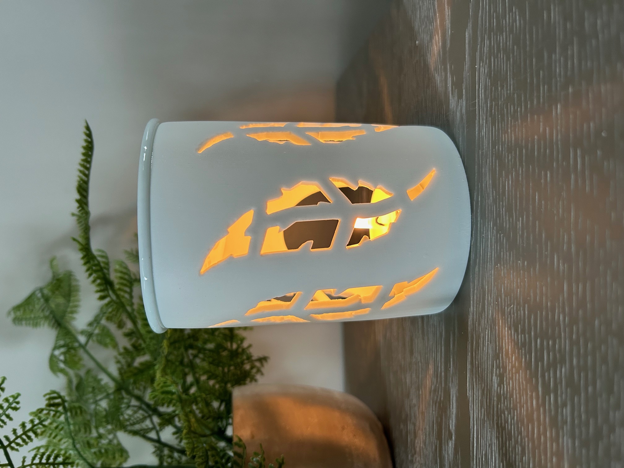 White Feather Wax Burner