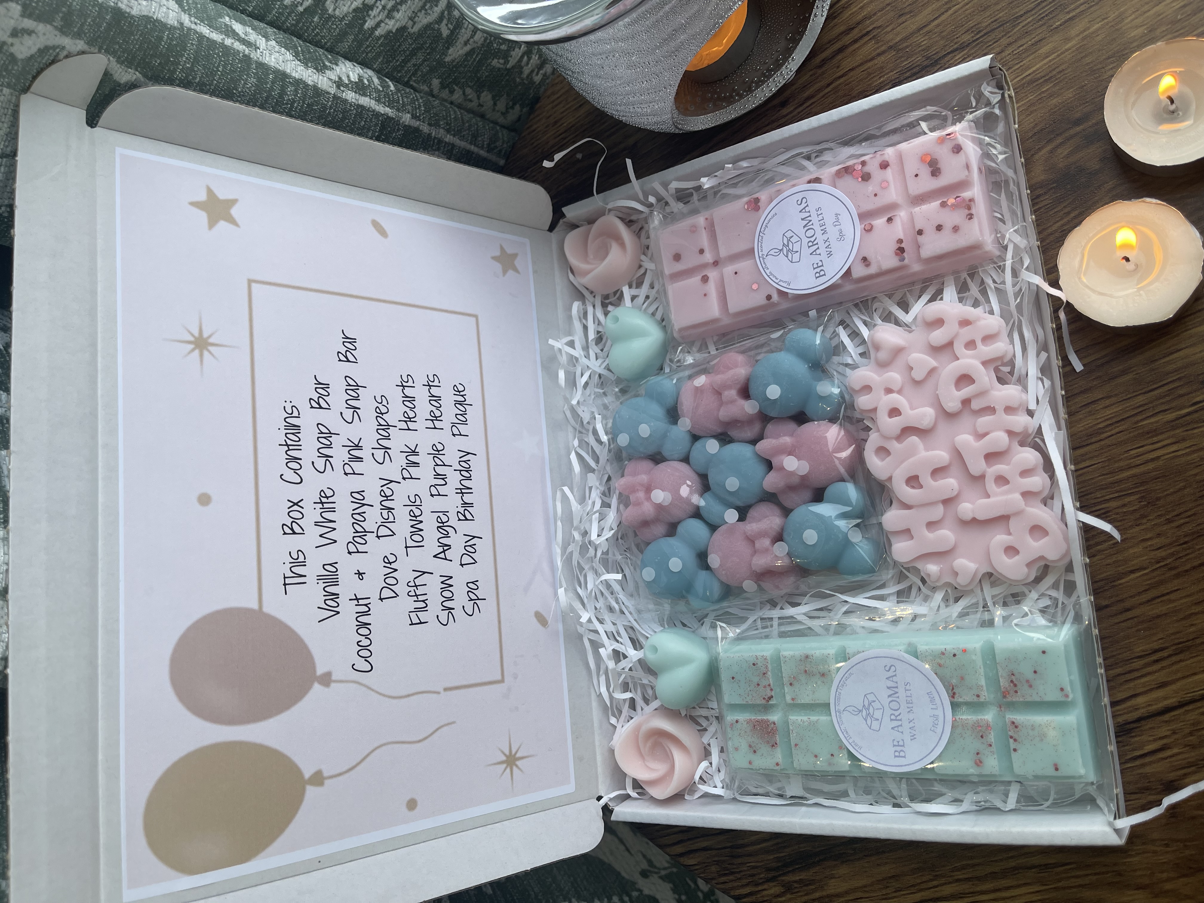 Pink and Blue Themed Birthday Gift Box