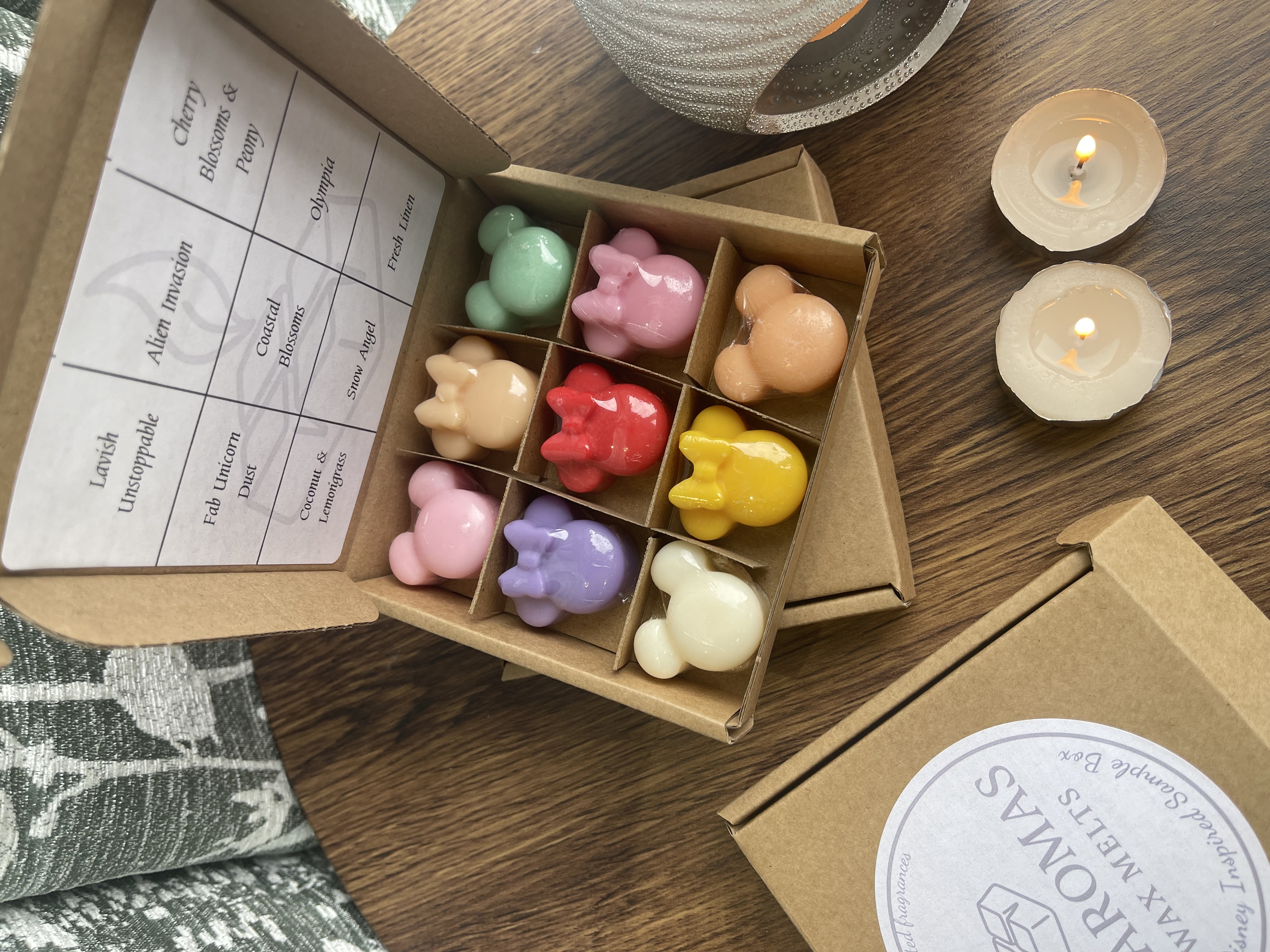 Mickey and Minnie Inspired Wax Melts - Sample Box