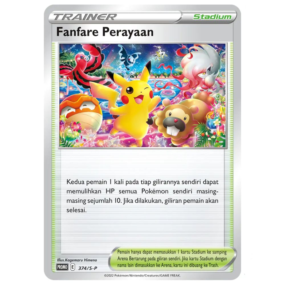 Pokemon Fanfare Perayaan Promo 374/S-P (Indonesian)