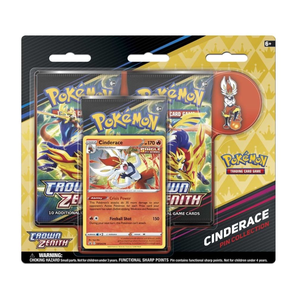 Pokemon Sword & Shield- Crown Zenith Pin Collection (Syles Vary)