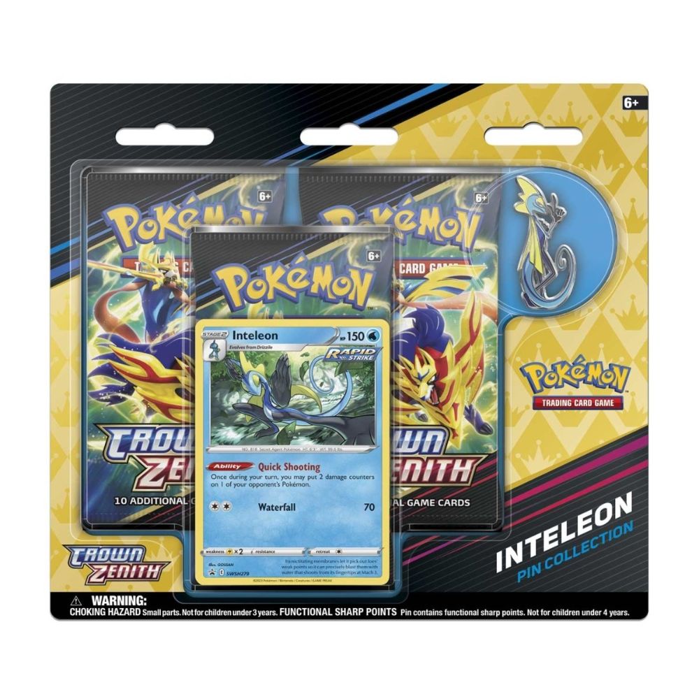 Pokemon Sword & Shield- Crown Zenith Pin Collection (Syles Vary)