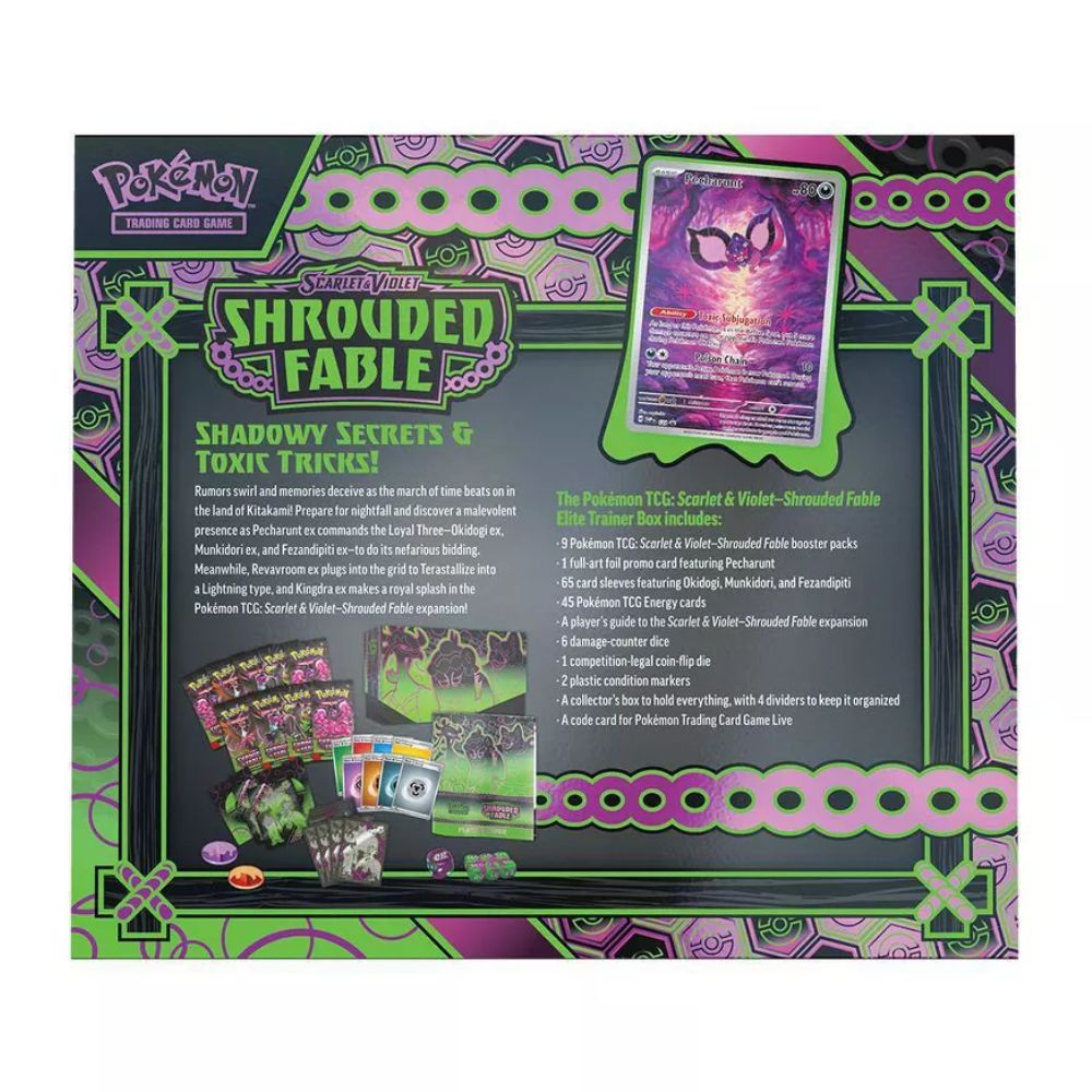 Pokemon Scarlet & Violet- Shrouded Fable Elite Trainer Box (ETB)