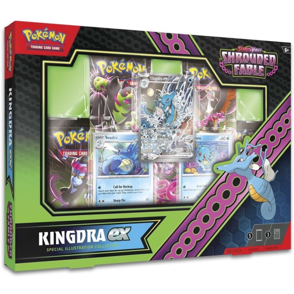 Pokemon Scarlet & Violet- Shrouded Fable Kingdra Special Illustration Collection