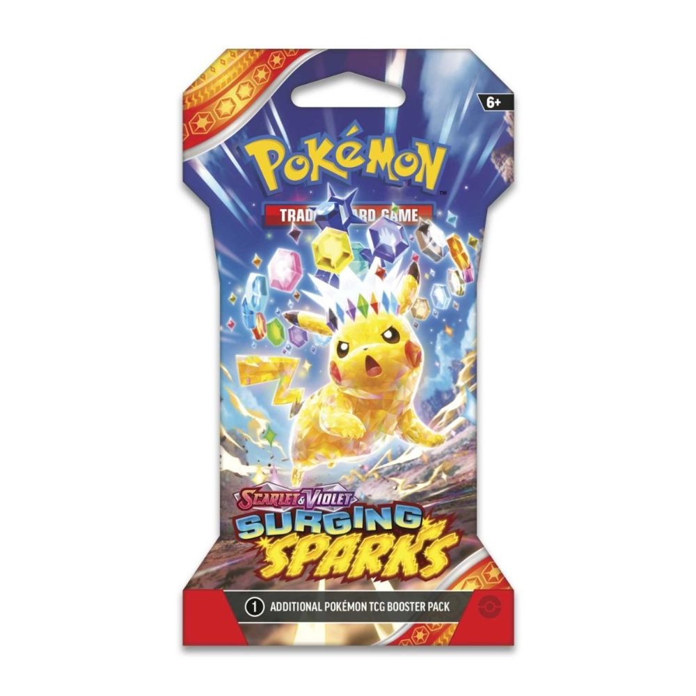 Pokemon Scarlet & Violet- Surging Sparks Sleeved Booster Pack