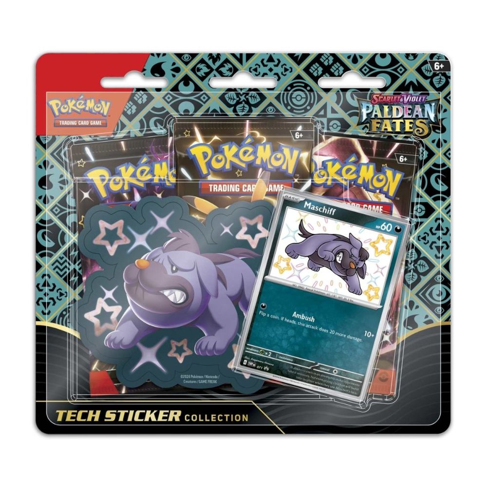 Pokemon Scarlet & Violet- Paldean Fates Tech Sticker Collection (Styles Vary)