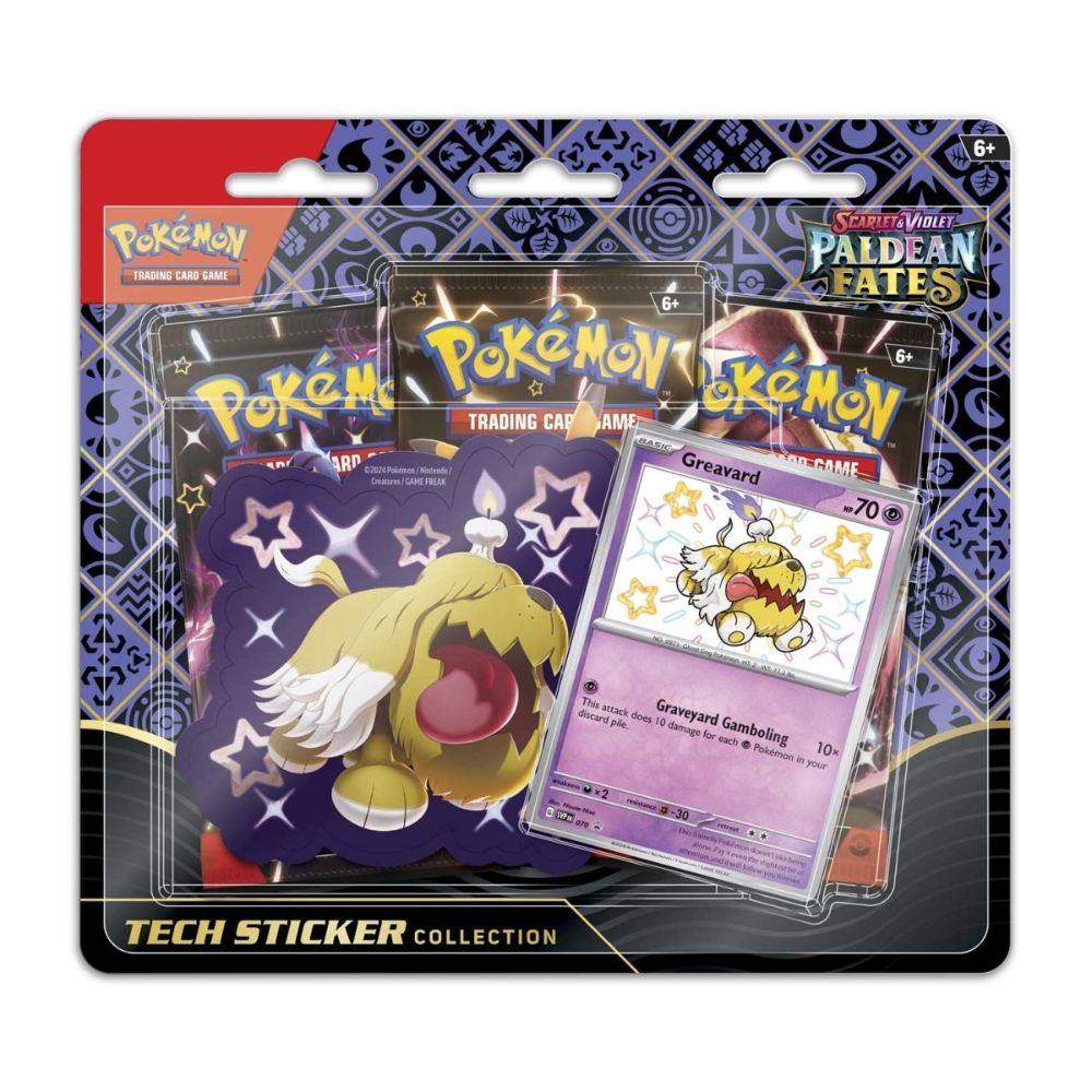 Pokemon Scarlet & Violet- Paldean Fates Tech Sticker Collection (Styles Vary)