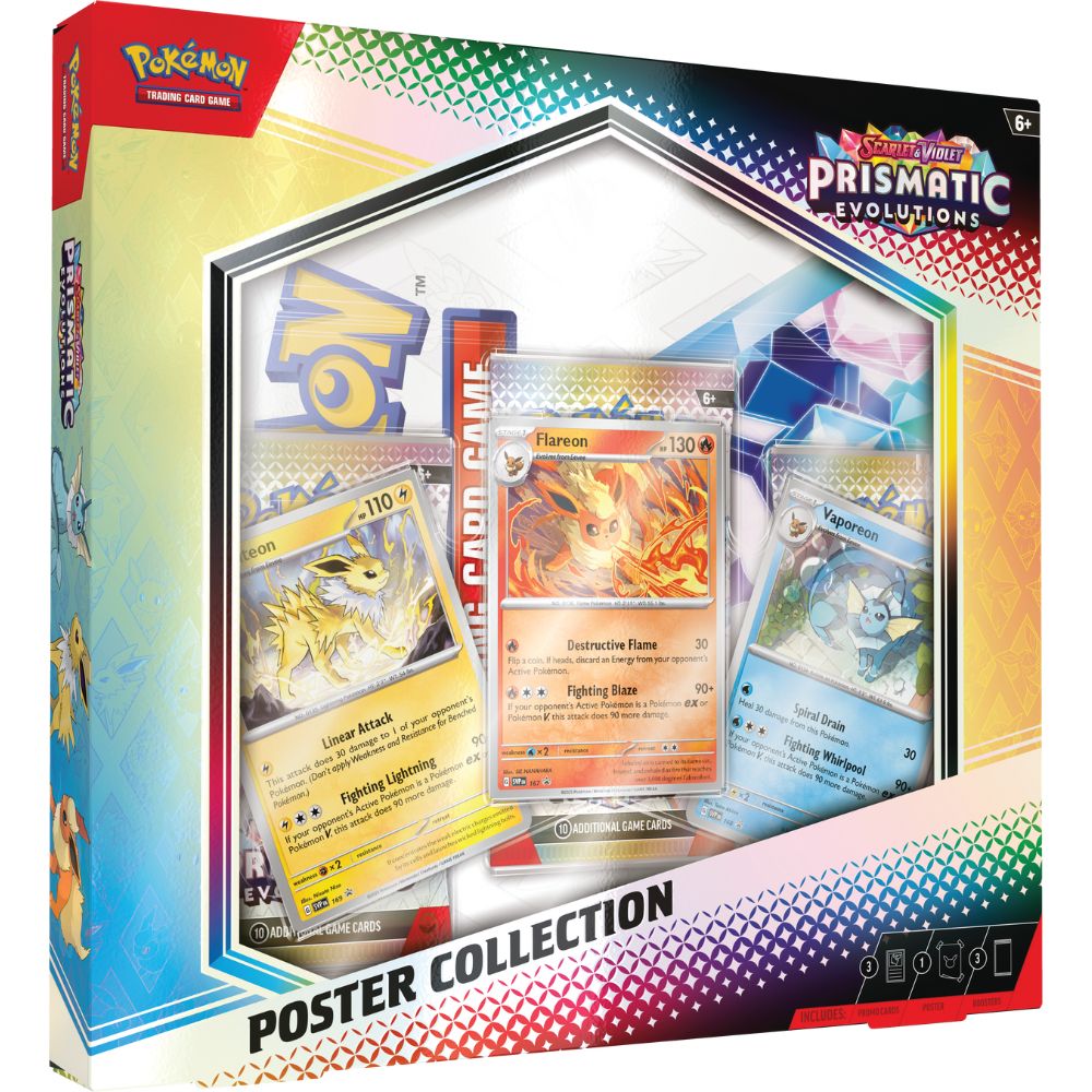 Pokemon Scarlet & Violet- Prismatic Evolutions Poster Collection