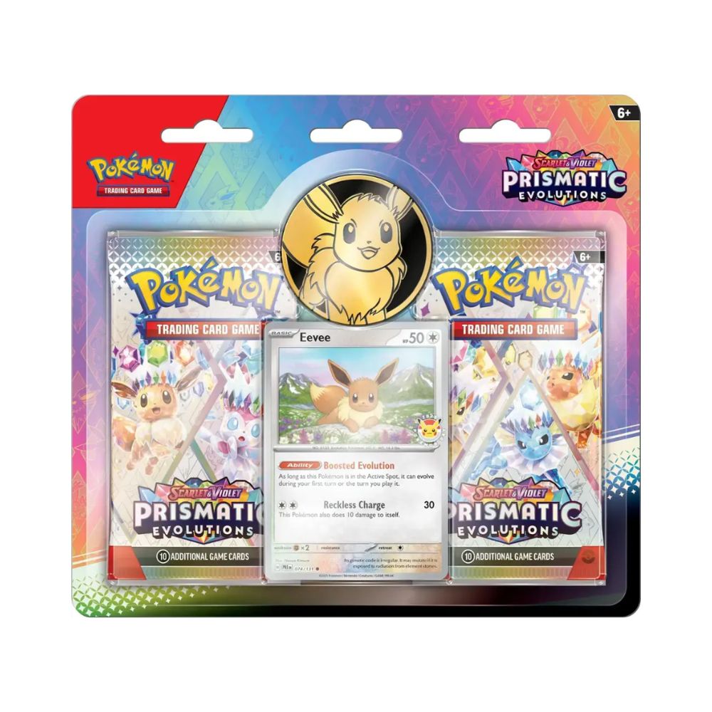 Pokemon Scarlet & Violet- Prismatic Evolutions  2-Pack Blister