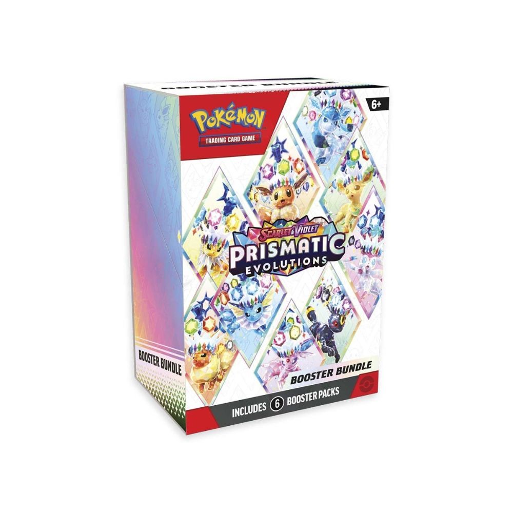Pokemon Scarlet & Violet- Prismatic Evolutions Booster Bundle (6 Packs)