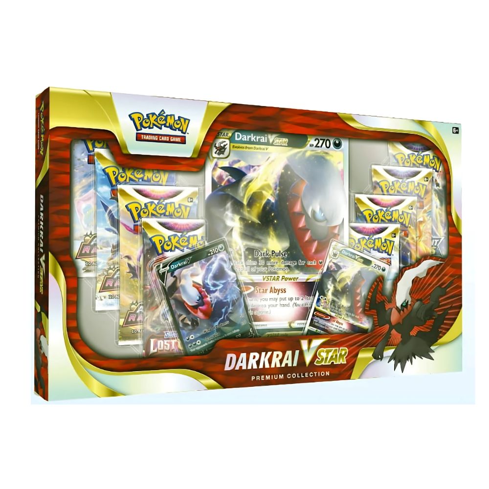 Pokemon- Darkrai VSTAR Premium Collection Box (Packs Vary)