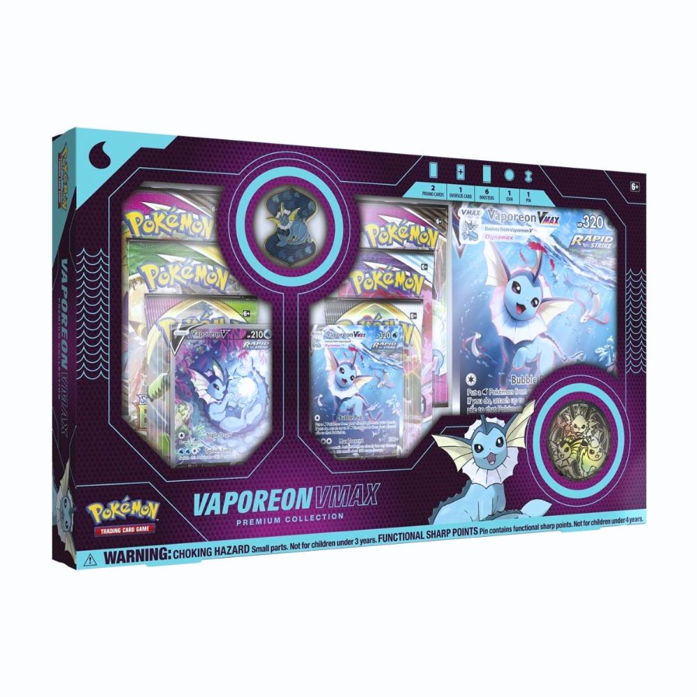 Pokemon- Vaporeon VMAX Premium Collection