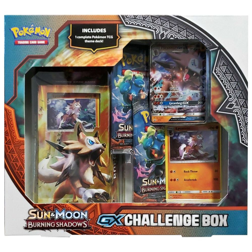 Pokemon Sun & Moon- Lycanroc GX Challenge Box