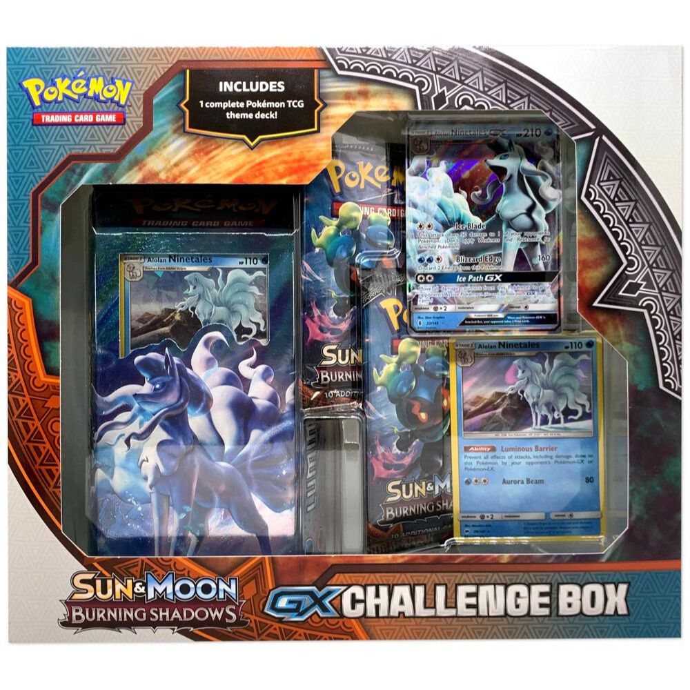 Pokemon Sun & Moon- Alolan Ninetales GX Challenge Box