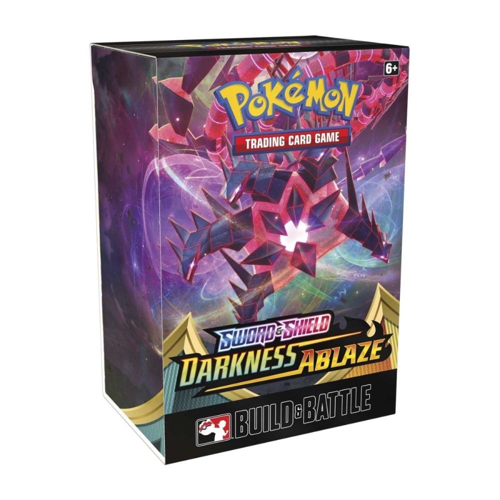 Pokemon Sword & Shield- Darkness Ablaze Build & Battle Box (6 Packs)