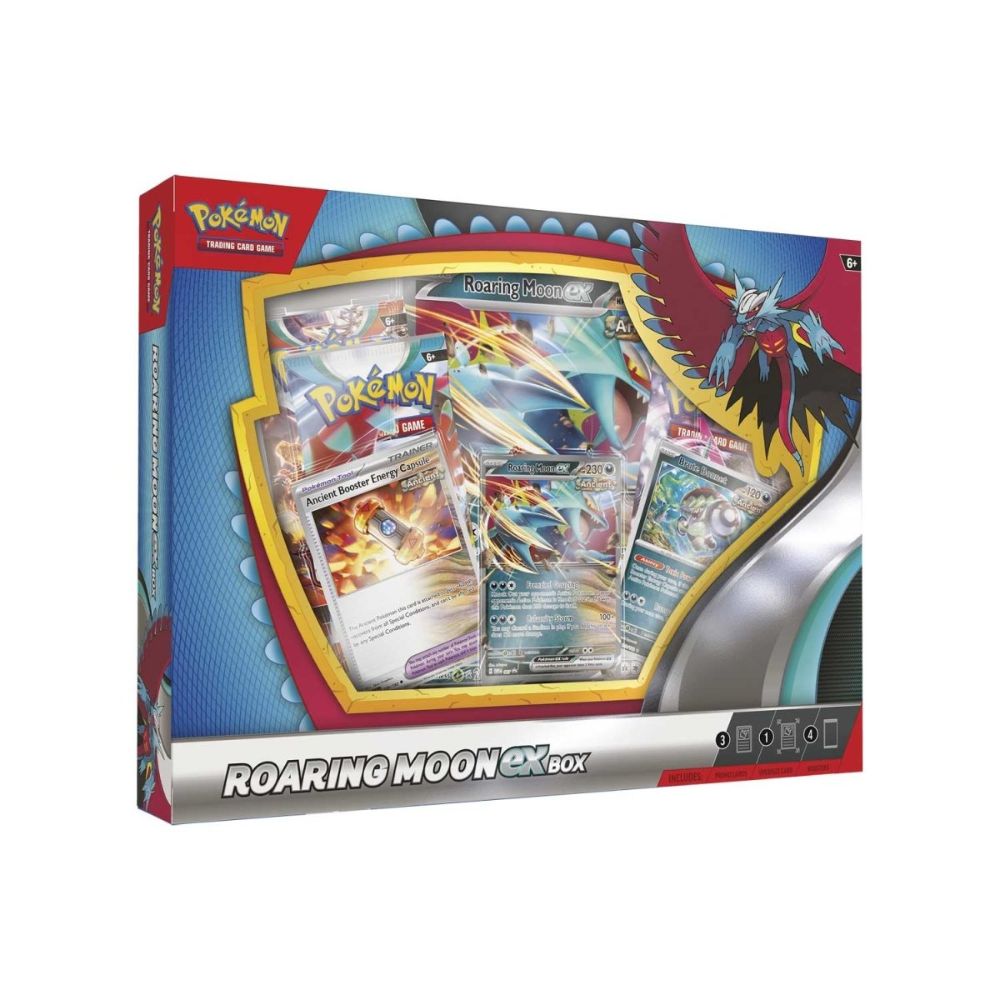 Pokemon- Roaring Moon or Iron Valiant EX Box