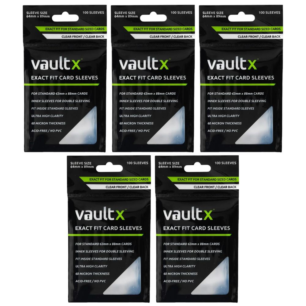 VaultX- Exact Fit Card Sleeves