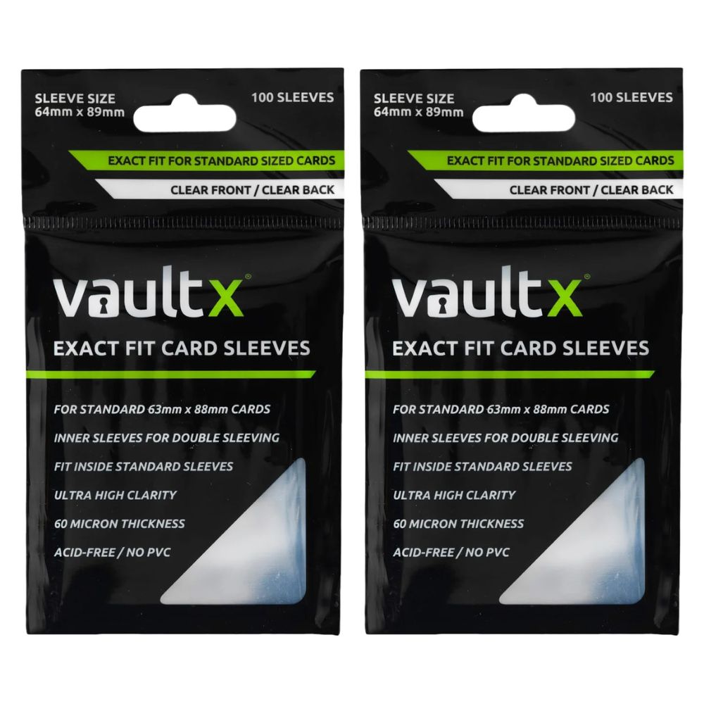 VaultX- Exact Fit Card Sleeves