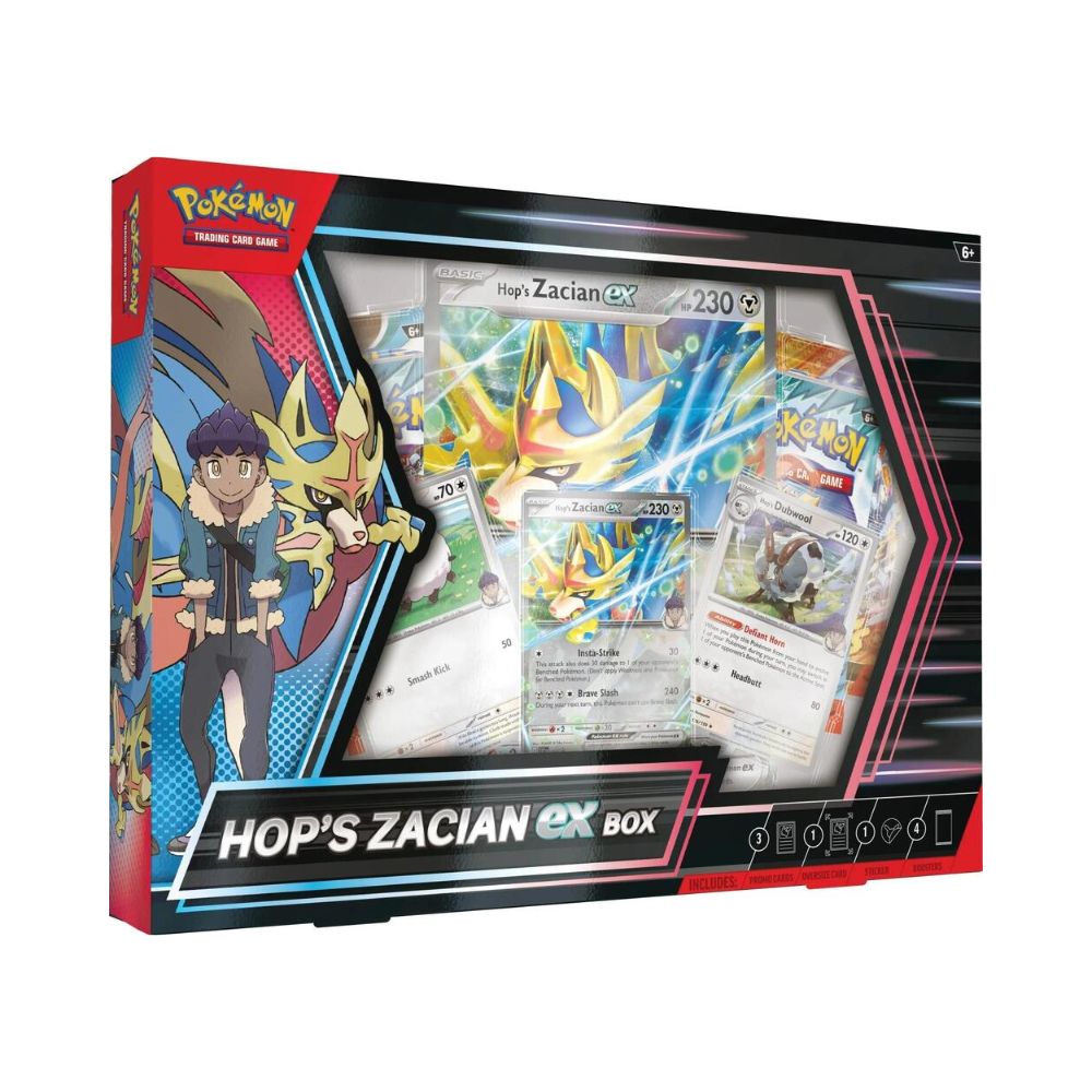 Pokemon- Hop's Zacian EX Box