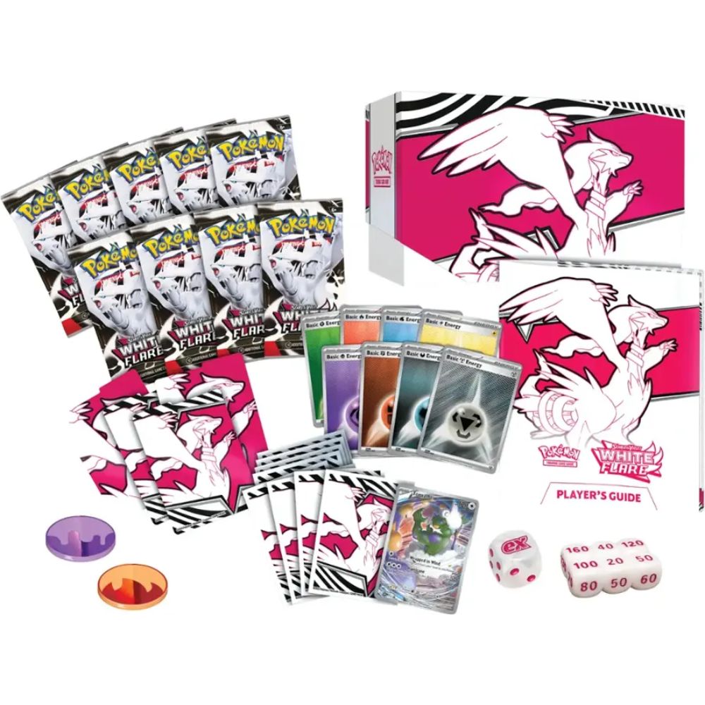 Pokemon Scarlet & Violet- White Flare Elite Trainer Box (ETB)
