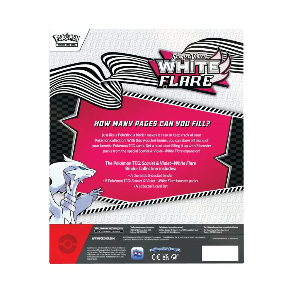 Pokemon Scarlet & Violet- White Flare Unova Binder Collection