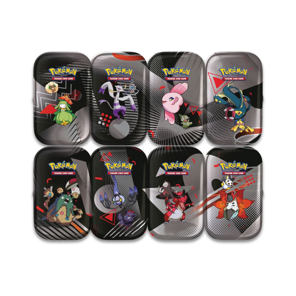 Pokemon Scarlet & Violet- Black Bolt & White Flare Unova Mini Tin