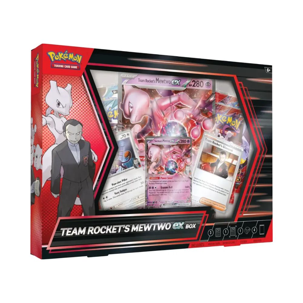 Pokemon Scarlet & Violet- Team Rocket's Mewtwo ex Box