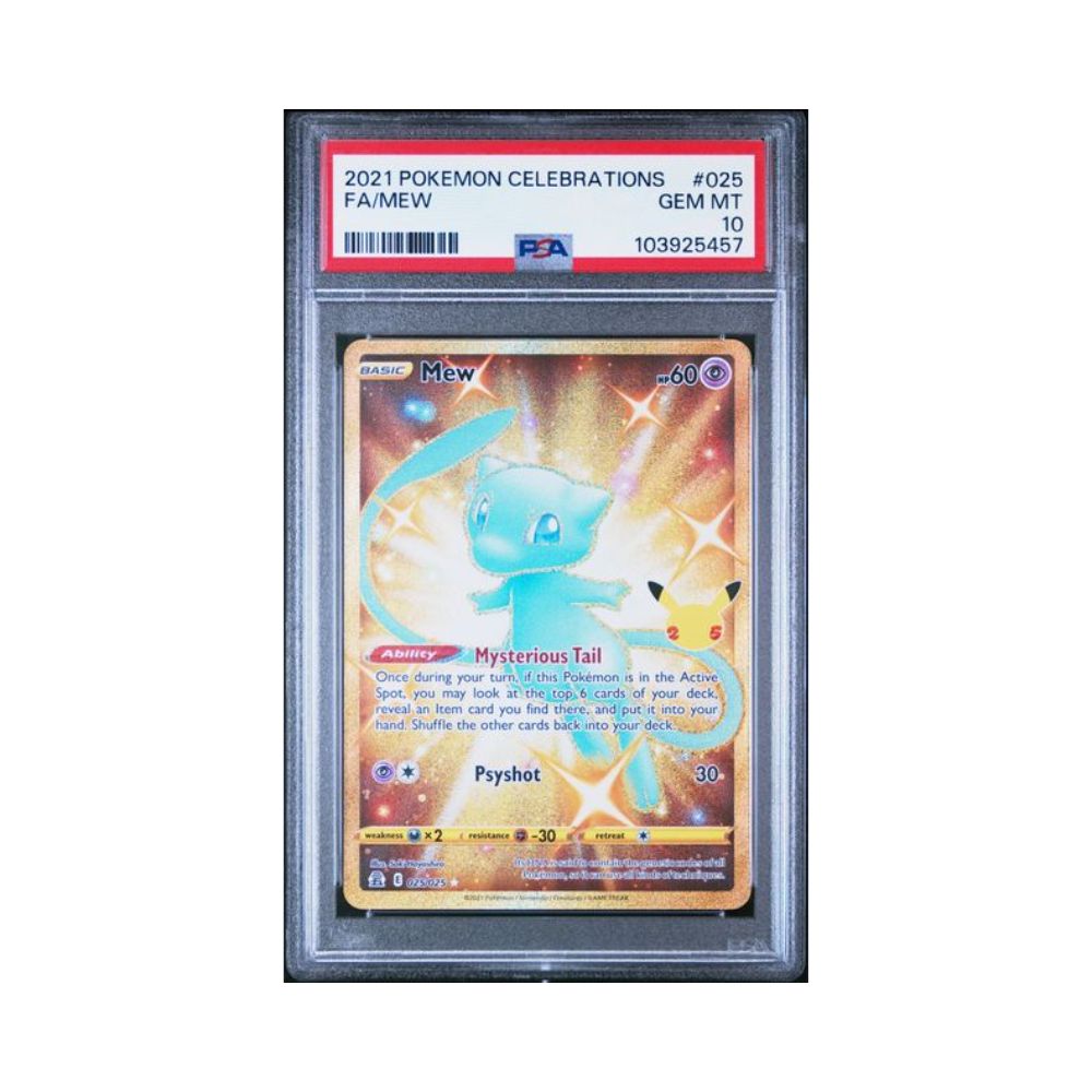 PSA Slab- FA/MEW 025 GEM MT 10 (English)