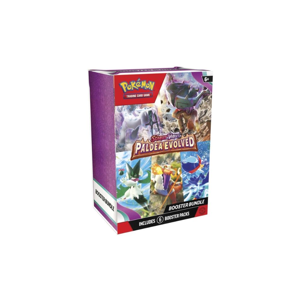 Pokemon Scarlet & Violet- Paldea Evolved Booster Bundle (6 Packs)