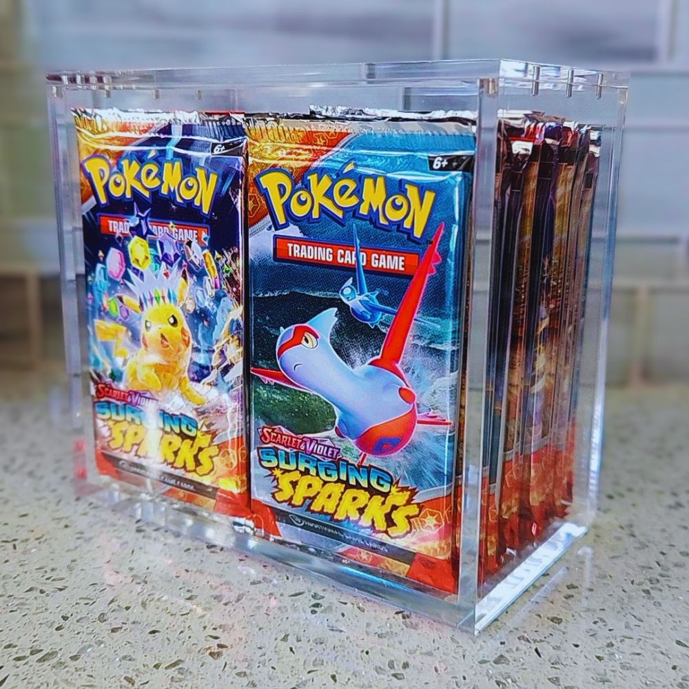 Pokemon- Surging Sparks 36 Packs (Includes Booster Box Acrylic)