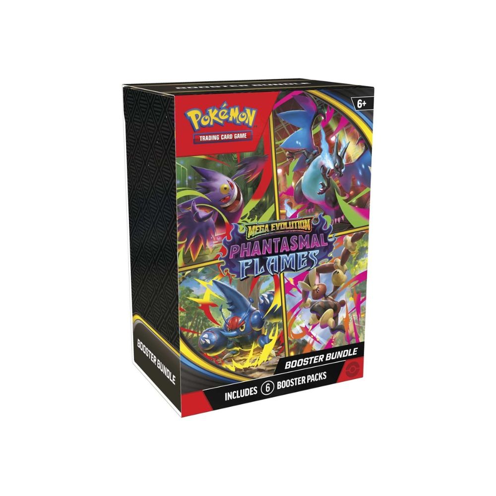 Pokemon Mega Evolution- Phantasmal Flames Booster Bundle (6 Packs)