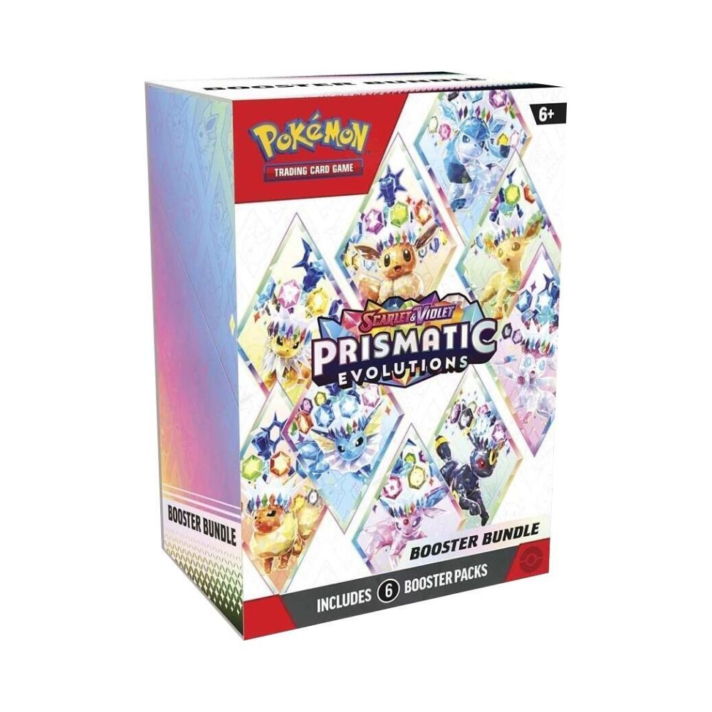 Pokemon Scarlet & Violet- Prismatic Evolutions Booster Bundle (6 Packs)