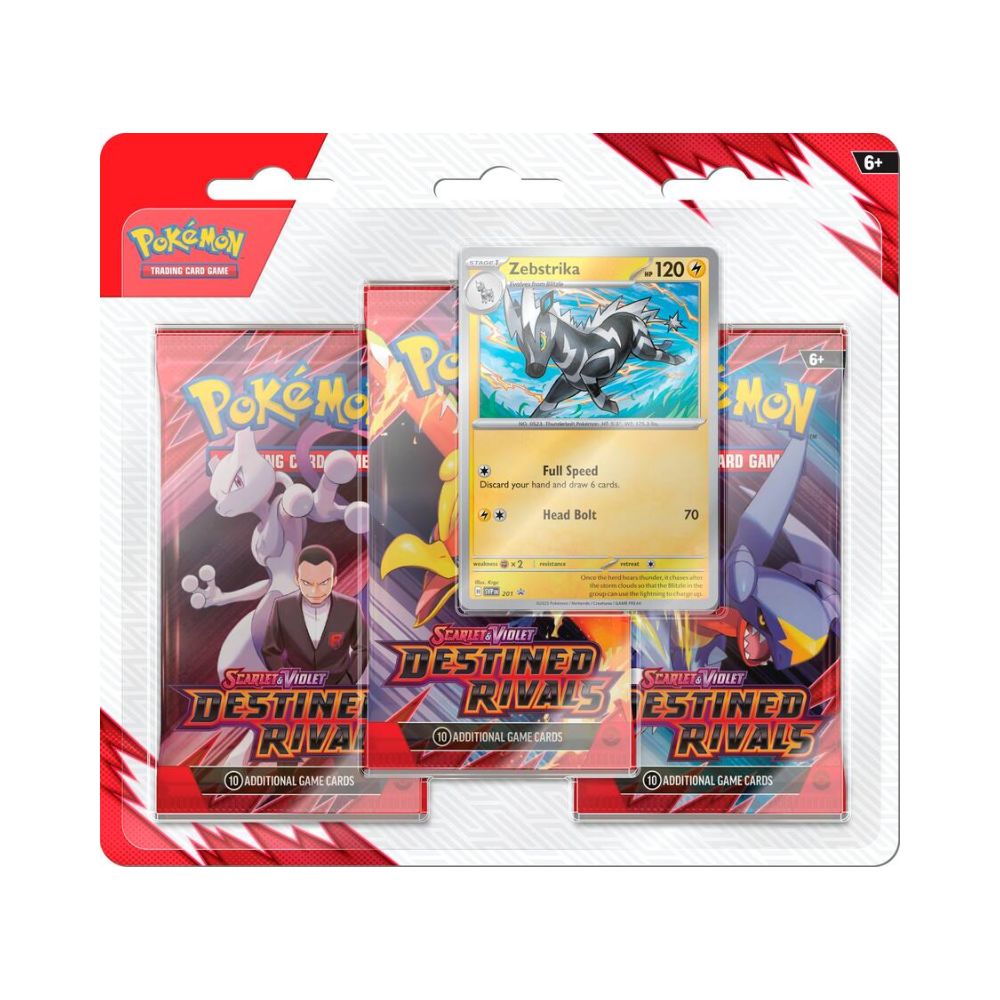 Pokemon Scarlet & Violet- Destined Rivals 3 Pack Blister (Syles Vary)