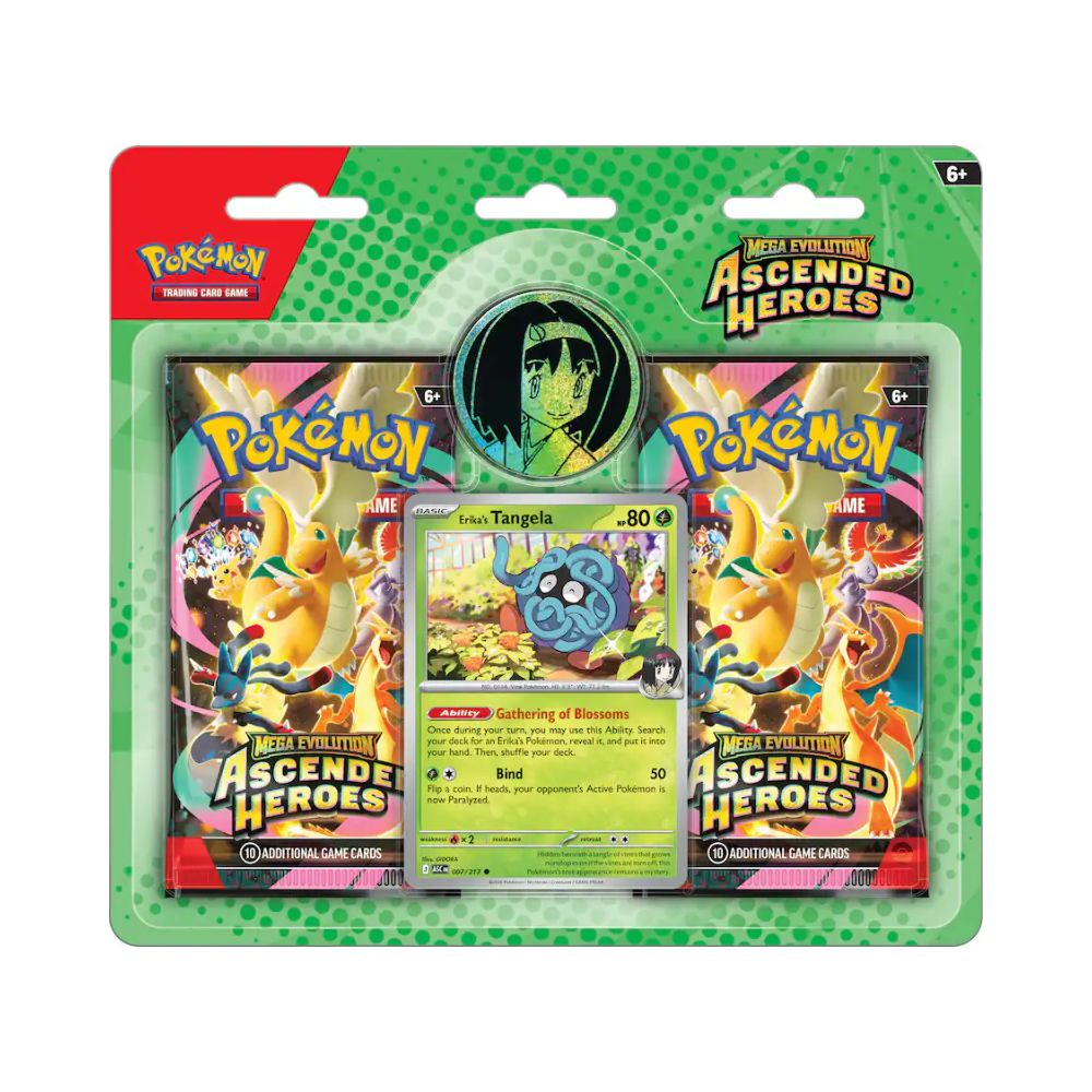 Pokemon Mega Evolution- Ascended Heroes 2-Pack Blister (Styles Vary)