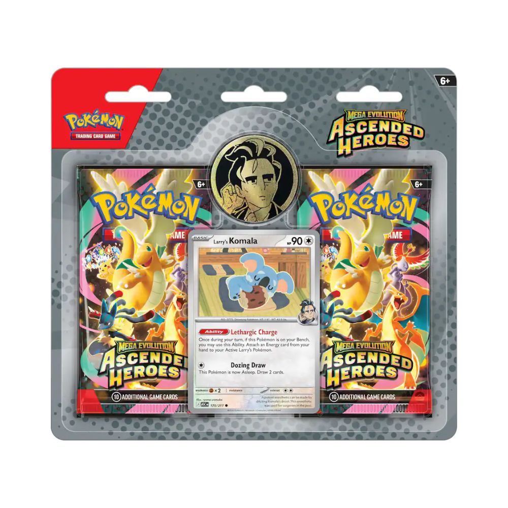 Pokemon Mega Evolution- Ascended Heroes 2-Pack Blister (Styles Vary)