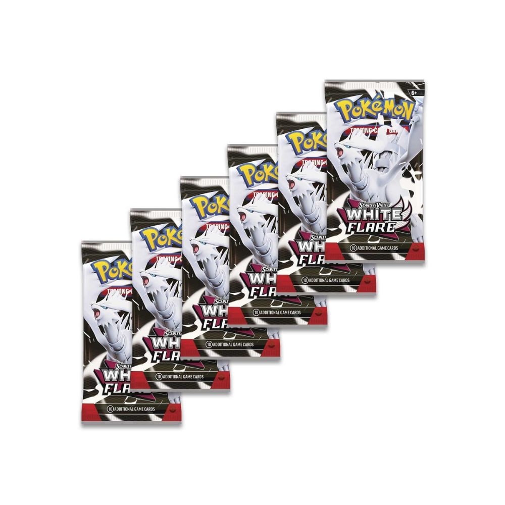 Pokemon Scarlet & Violet- White Flare Booster Bundle (6 Packs)