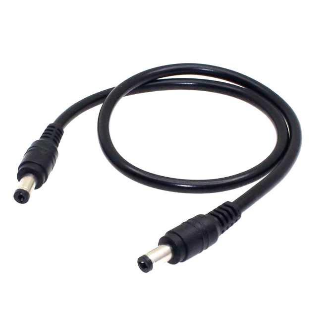 Câble DC 12V 18AWG Mâle-Mâle  ( 5.5x2.1mm ) 